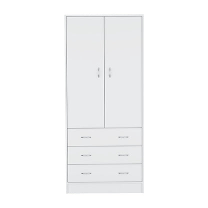 Closet Pilic, Blanco Duqueza, tres cajones con gran capacidad de almacenamiento