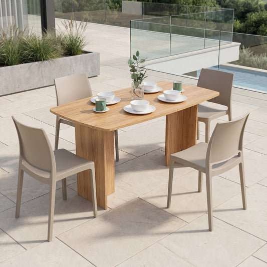 Juego de Comedor Tigar · 4 Sillas