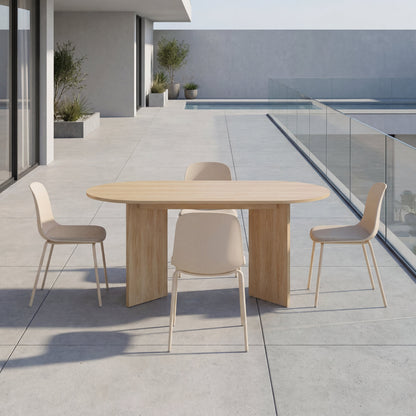 Juego de Comedor Ponty · 4 Sillas