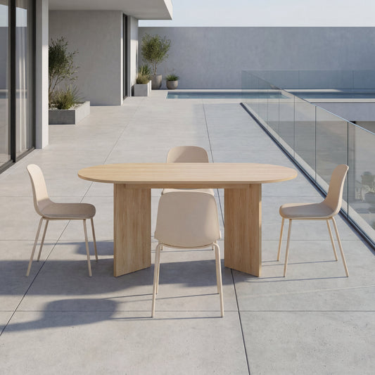 Juego de Comedor Ponty · 4 Sillas