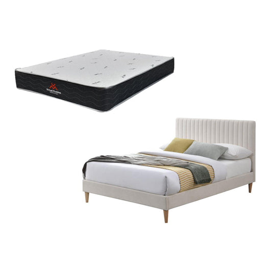 Combo Habitación Casper · Cama Doble + Colchón 140x190