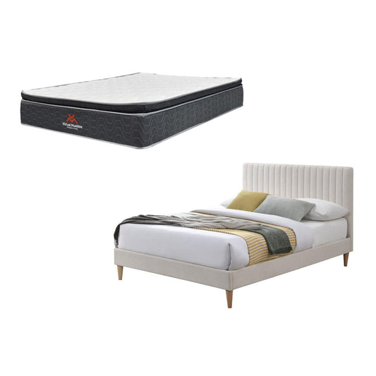 Combo Habitación Byako · Cama Doble + Colchón 140x190