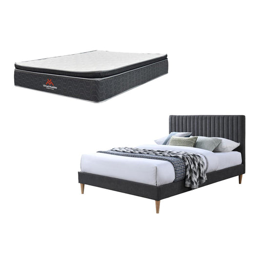 Combo Habitación Axel · Cama Doble + Colchón 140x190