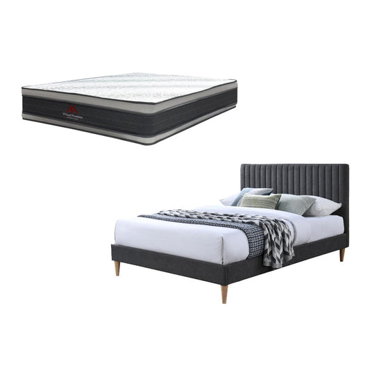 Combo Habitación Bruno · Cama Doble + Colchón 140x190