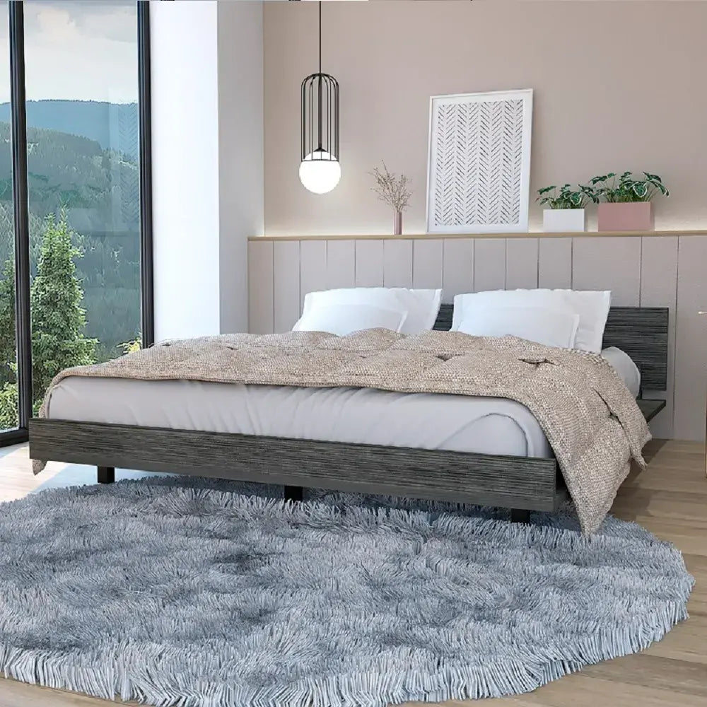 Cama 160 Kaia RTA Roble Gris