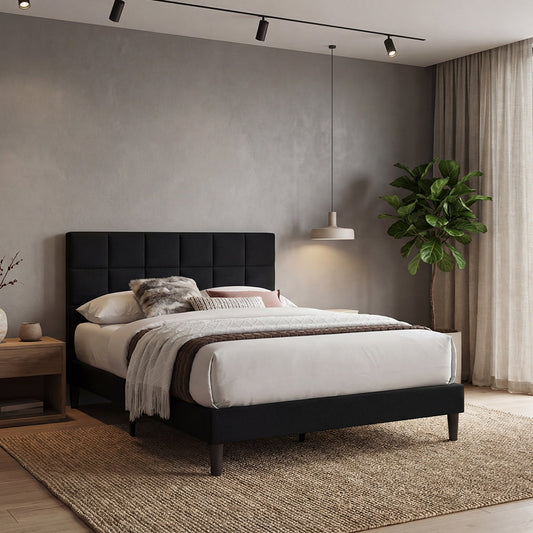 Cama Doble Vertex · Negro