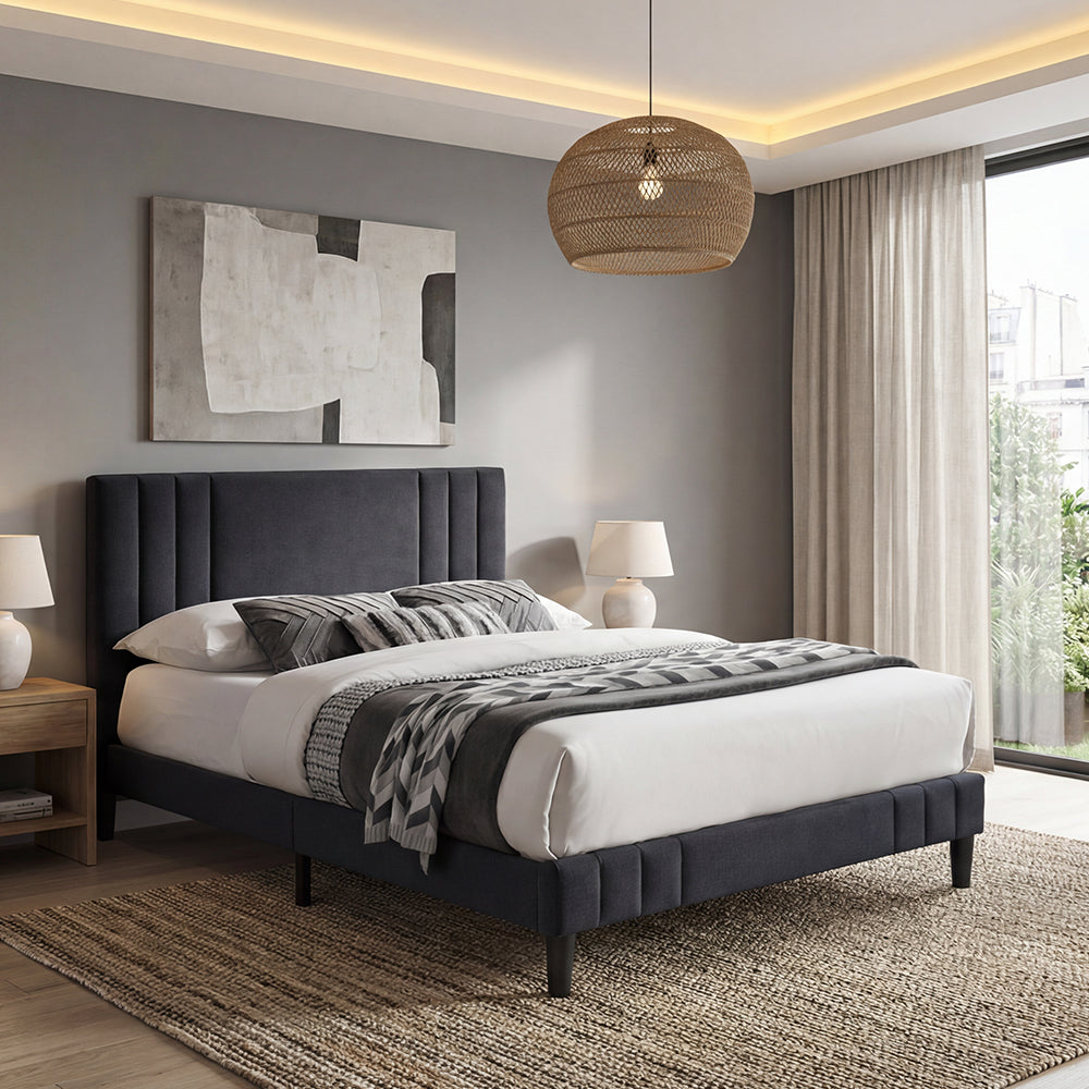 Cama Doble Majestic · Negro