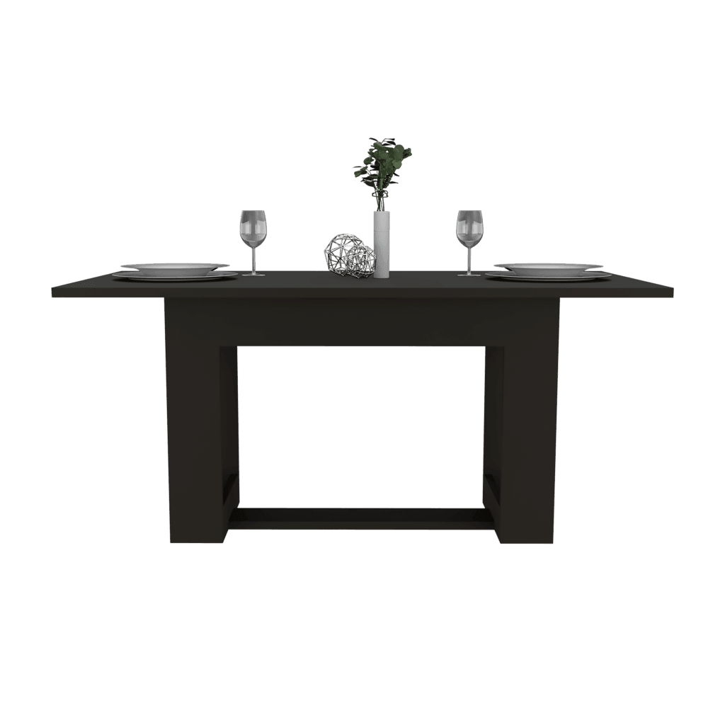 Juego de Comedor Roatan · 4 Sillas · Wengue y Blanco