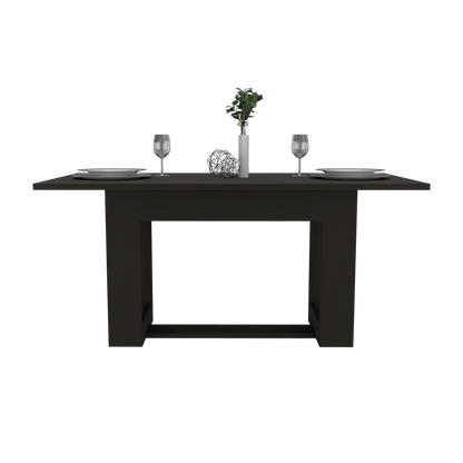Combo Comedor Beton , Incluye Comedor y 4 Sillas wengue, vista frontal