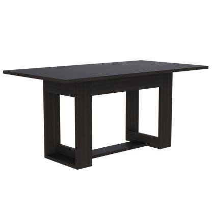 Combo Comedor Satura, Wengue y Café Claro, Incluye Comedor y 6 Sillas - VIRTUAL MUEBLES