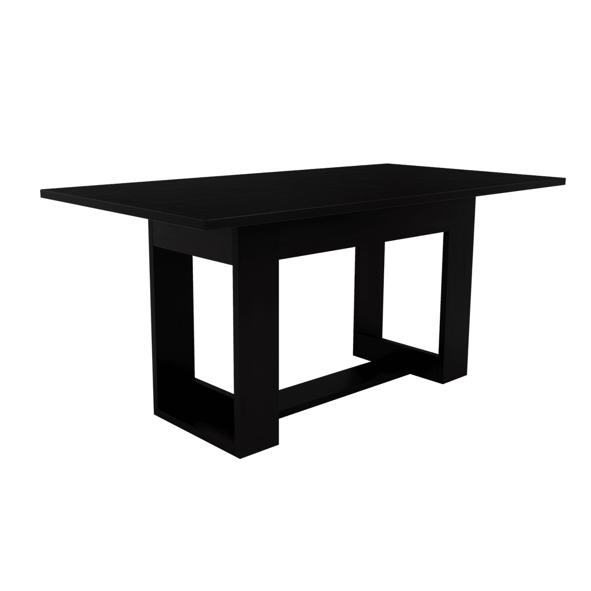 Combo Comedor Beton , Incluye Comedor y 4 Sillas wengue, vista posterior