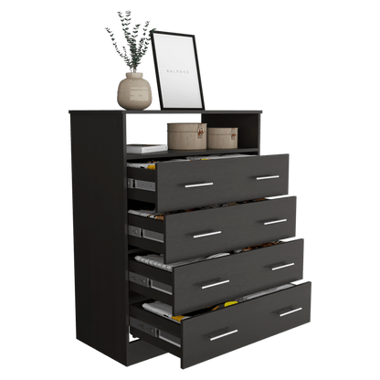 Organizador Barlovento, Wengue, con Cuatro Cajones Organizadores ZF - VIRTUAL MUEBLES