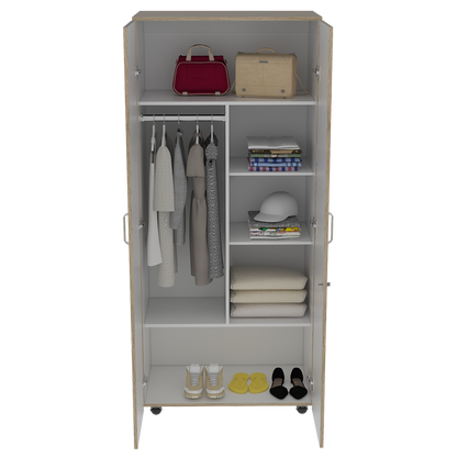 Closet Iko 1.80 RTA Rovere Blanco