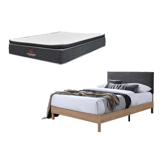 Combo Habitación Anubis · Cama Doble + Colchón 140x190