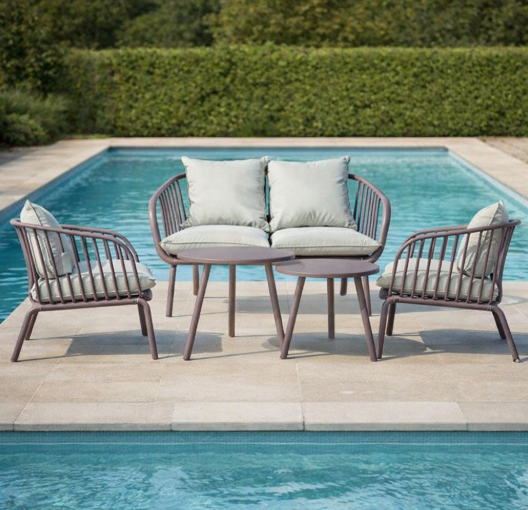Sala de Exterior Sorrento · 4 Piezas · Taupe