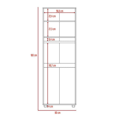 Closet Avril, Beige, con Gran Capacidad de Almacenamiento - VIRTUAL MUEBLES