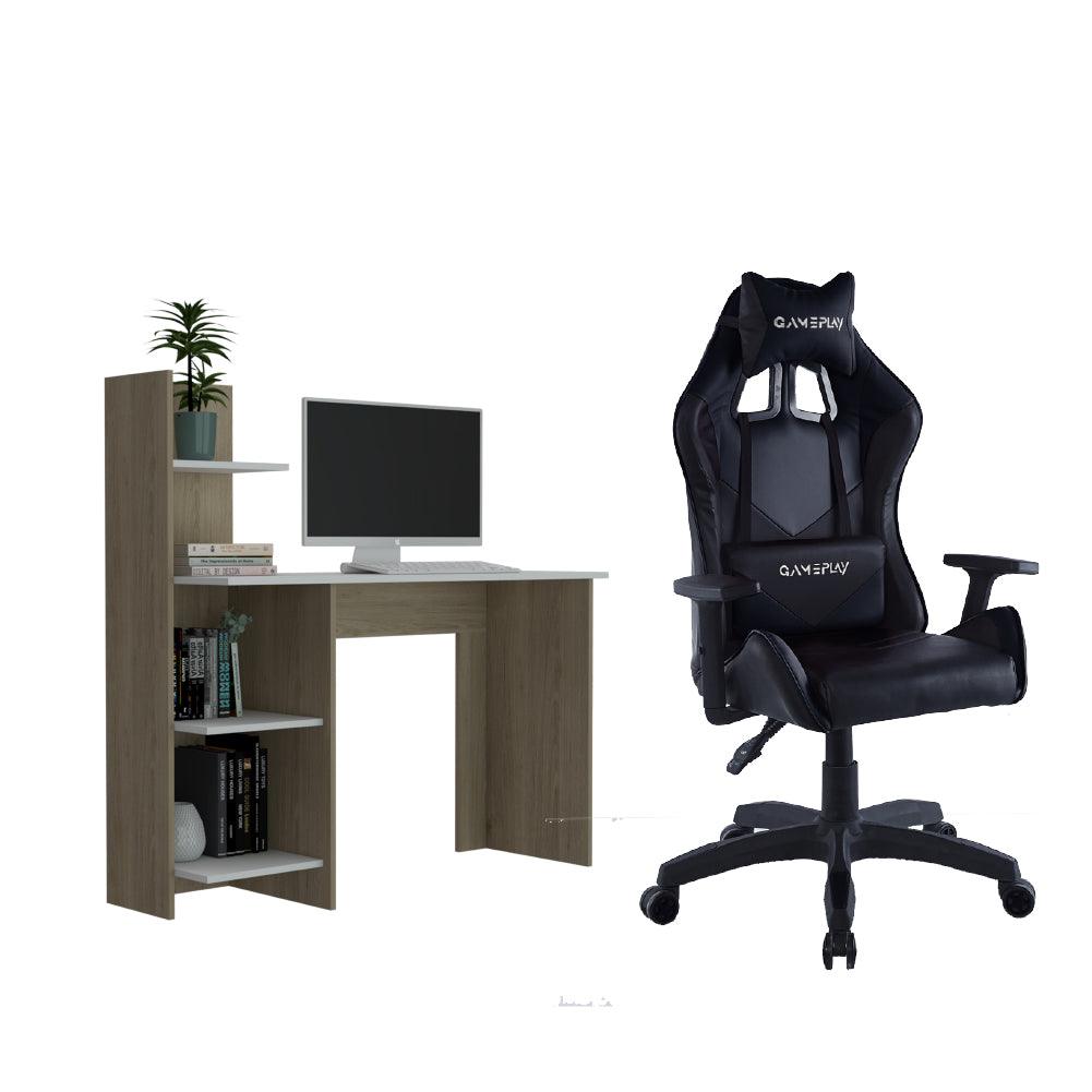 Combo Para Oficina Anise Incluye Escritorio y Silla Gamer.