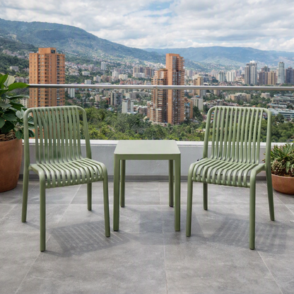 Silla Terra, Color Verde, con Espaldar