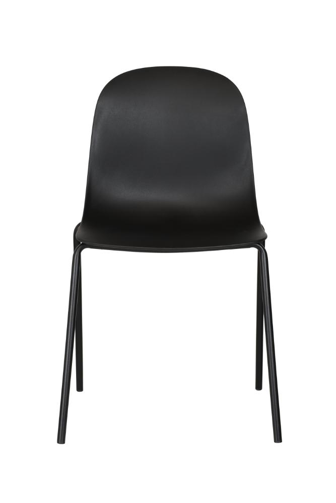 Set de 2 Sillas Aiara, Color Negro, Diseño Moderno