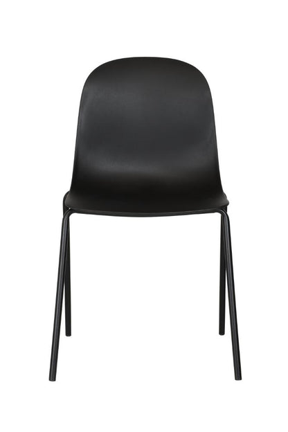 Set de 2 Sillas Aiara, Color Negro, Diseño Moderno