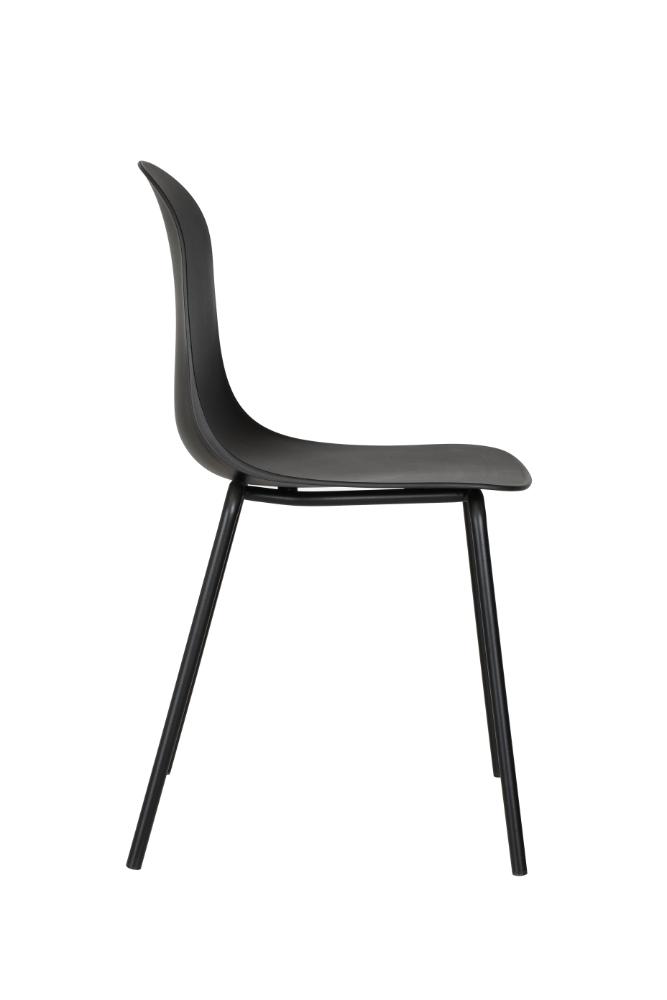 Set de 2 Sillas Aiara, Color Negro, Diseño Moderno