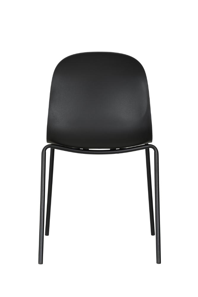 Set de 2 Sillas Aiara, Color Negro, Diseño Moderno