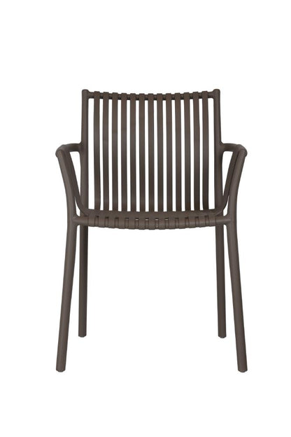 Juego de Comedor Romancey · 4 Sillas · Taupe
