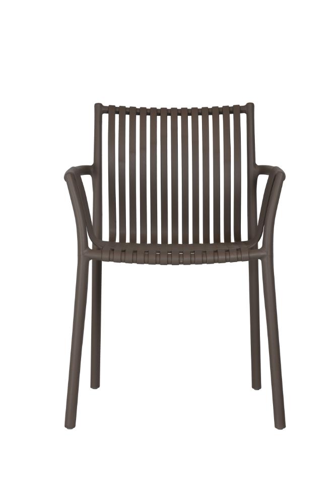 Juego de Comedor Duetto · Mesa Redonda + 2 Sillas · Taupe