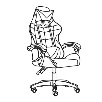 Combo Gamer Greci · Escritorio + Silla · Rojo y Negro