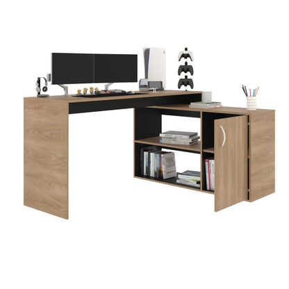 Combo Oficina Biri · Escritorio, Silla y Biblioteca