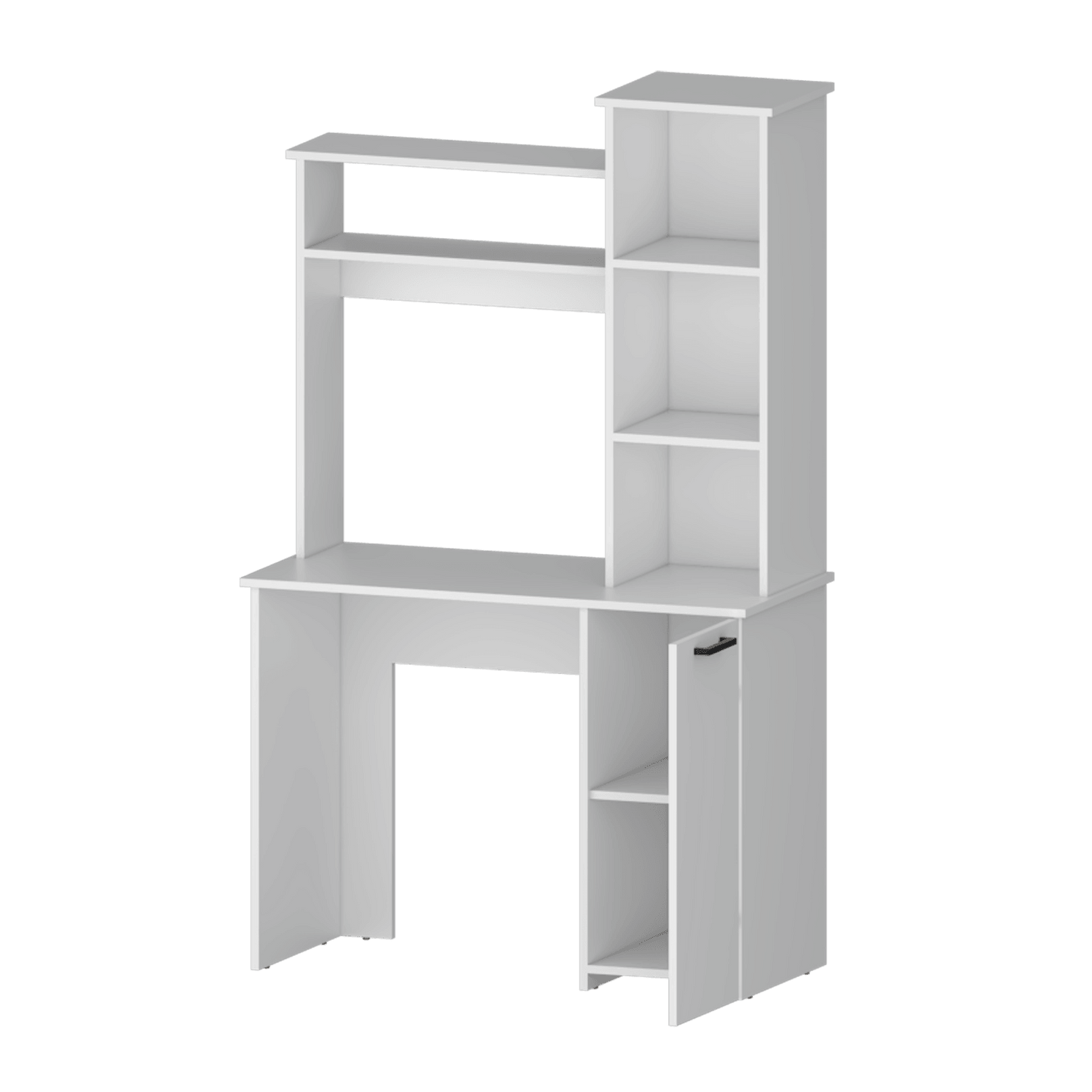 Escritorio Sivak, Blanco, con Una Puerta Abatible y Espacio para Ubicar Objetos ZF - VIRTUAL MUEBLES