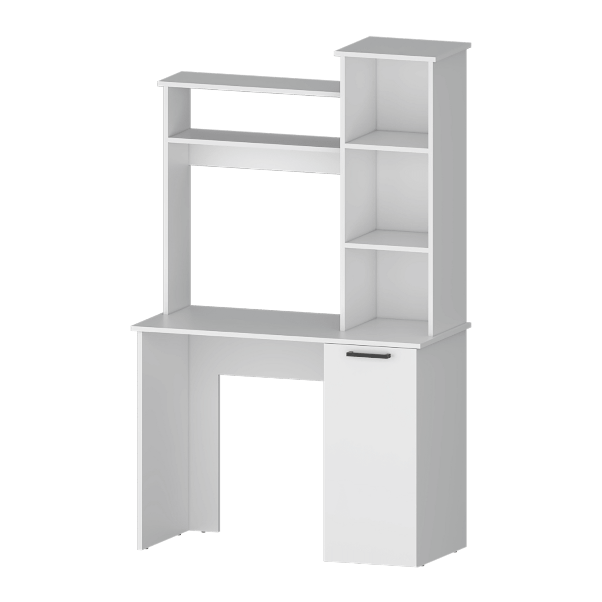 Escritorio Sivak, Blanco, con Una Puerta Abatible y Espacio para Ubicar Objetos ZF - VIRTUAL MUEBLES