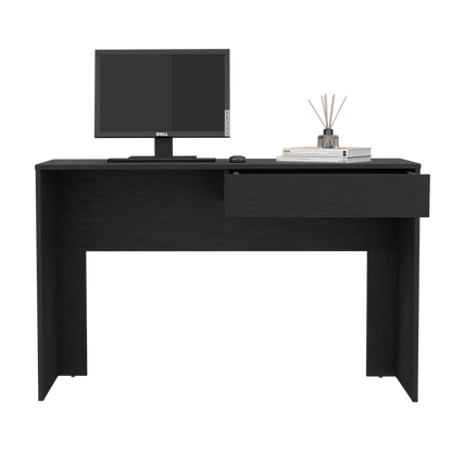 Escritorio Mantis, Wengue, con Un Cajon Organizador ZF - VIRTUAL MUEBLES