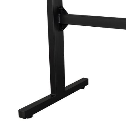 Combo gamer Fire escritorio con luz LED y silla gamer gris reclinable - detalle de acabado