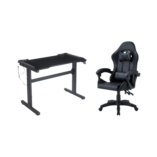 Combo Gamer Rage, Incluye Escritorio y Silla Gamer
