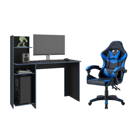 Combo Gamer Cuarat · Escritorio + Silla