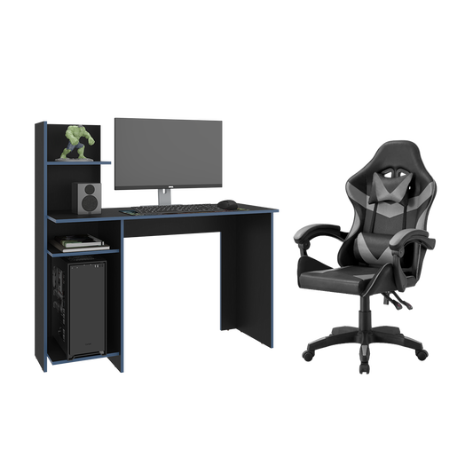 Combo Gamer Mirot · Escritorio + Silla