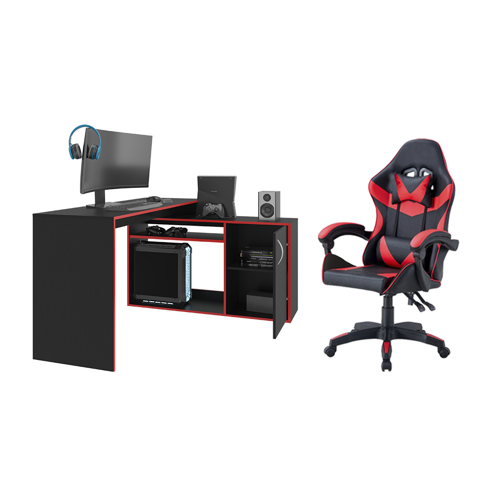 Combo Gamer Niurka · Escritorio + Silla