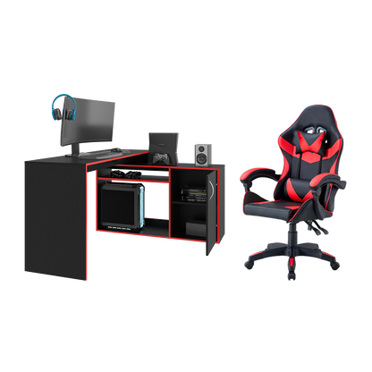 Combo Gamer Niurka · Escritorio + Silla