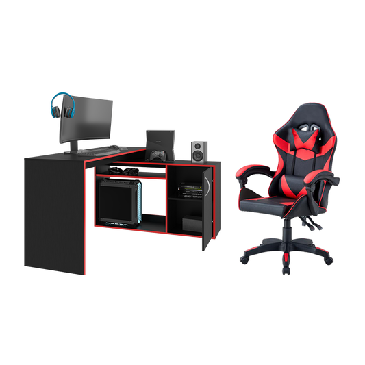 Combo Gamer Niurka · Escritorio + Silla