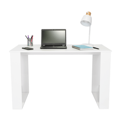 Escritorio Elora, Blanco, Ideal Para Espacios de Trabajo - VIRTUAL MUEBLES