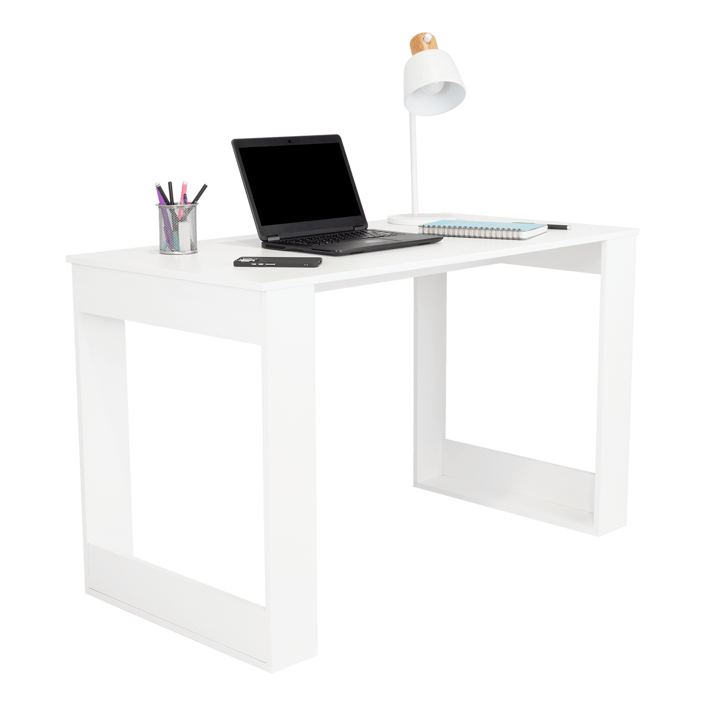 Escritorio Elora, Blanco, Ideal Para Espacios de Trabajo - VIRTUAL MUEBLES