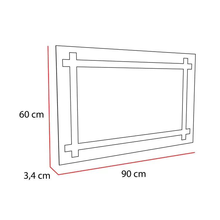 Espejo Rectangular Broni Led