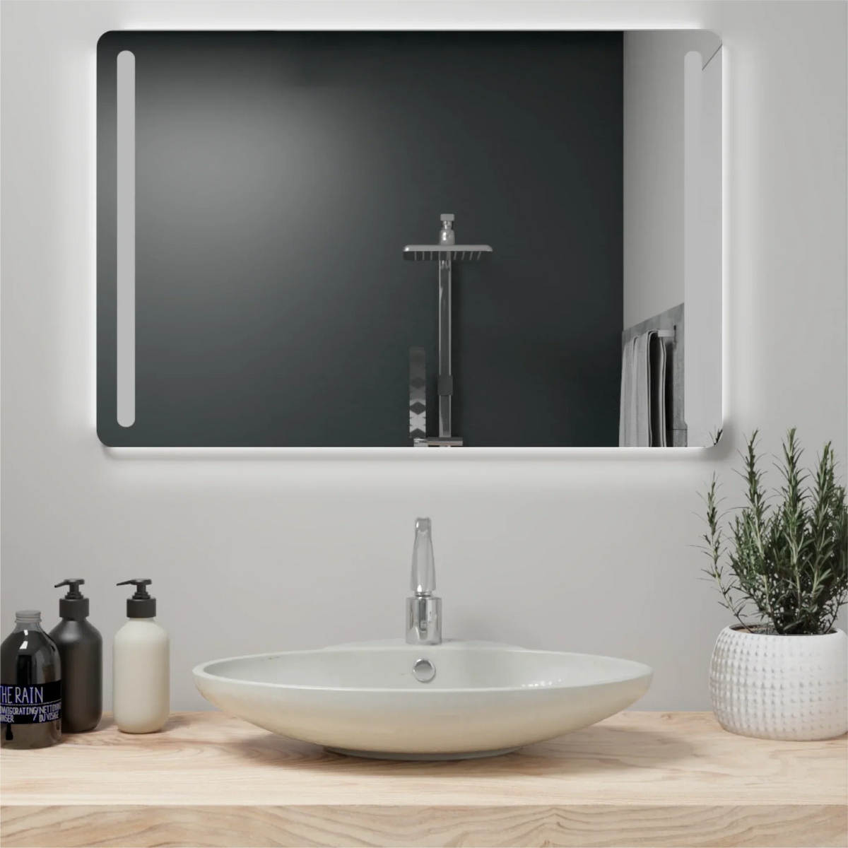Espejo circular Hera LED Reflekta