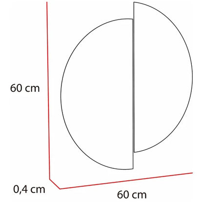 Espejo Rimini · Circular 60 cm