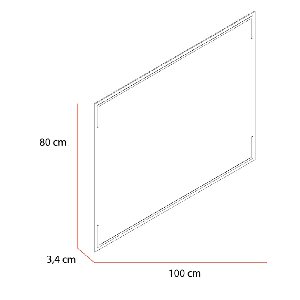 Espejo Terranova Led Touch Decozzu