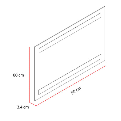 Espejo Udine Led Decozzu