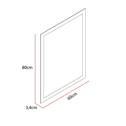 Espejo Rectangular Catania Led