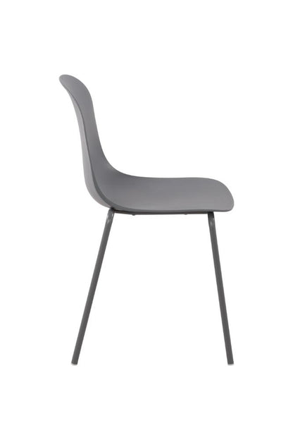 Silla Aiara, Color Gris Oscuro, Diseño Moderno
