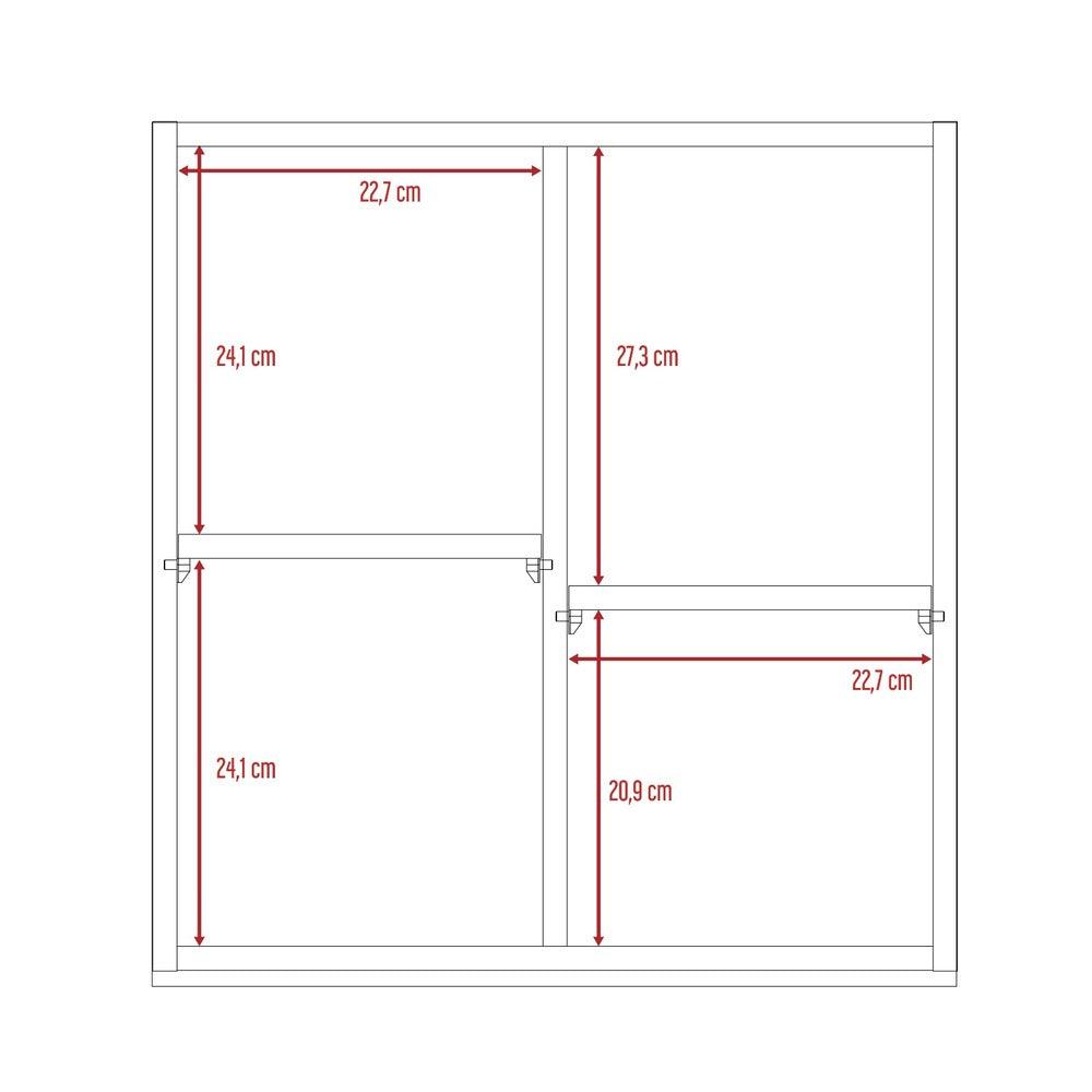 Gabinete de Baño Luma, Café Claro, con Puerta Espejo y Entrepaños Para Ubicar Múltiples Objetos - VIRTUAL MUEBLES